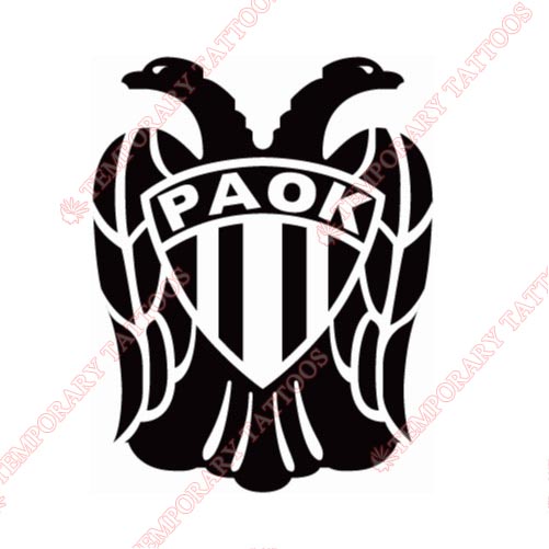 PAOK Thessaloniki Customize Temporary Tattoos Stickers NO.8428